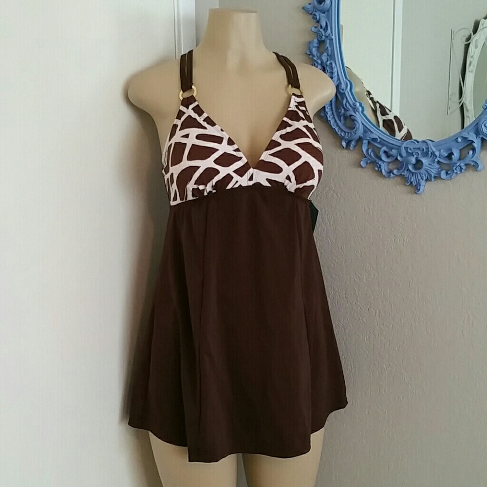 NWT One piece mini dress bikini